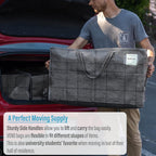 Heavy-Duty Oversize Large Storage Bag Organizer with Zips (6 Pack)