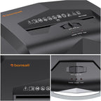 Heavy Duty Paper Shredder 60-Minute 18 Sheets Cross