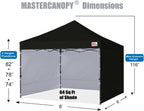 Heavy Duty Pop-Up Gazebo Tent with Sidewalls