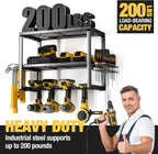 Heavy Duty Power Tool Organiser Wall Mount Cordless