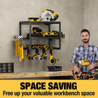 Heavy Duty Power Tool Organiser Wall Mount Cordless