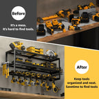 Heavy Duty Power Tool Organiser Wall Mount Cordless