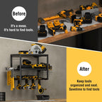 Heavy Duty Power Tool Organiser Wall Mount Cordless