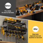 Heavy Duty Power Tool Organiser Wall Mount Cordless