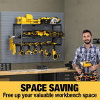 Heavy Duty Power Tool Organiser Wall Mount Cordless