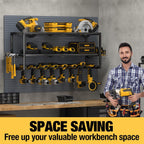 Heavy Duty Power Tool Organiser Wall Mount Cordless