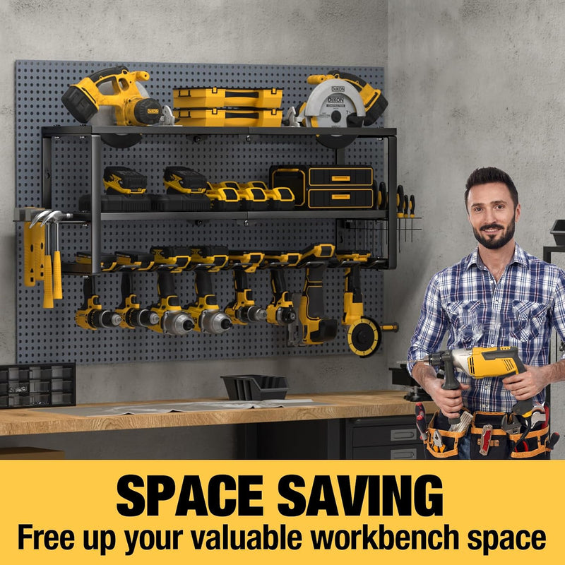 Heavy Duty Power Tool Organiser Wall Mount Cordless