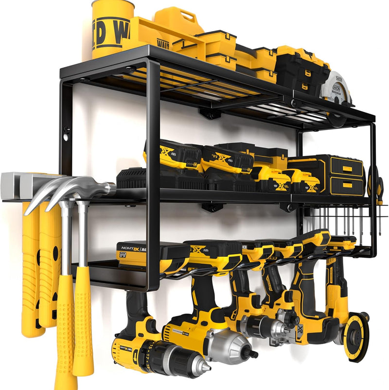 Heavy Duty Power Tool Organiser Wall Mount Cordless