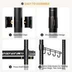 Heavy Duty Rolling Clothes Rack