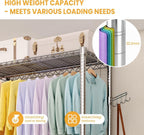 Heavy Duty Rolling Clothes Rack