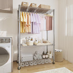 Heavy Duty Rolling Clothes Rack
