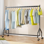 Heavy Duty Rolling Clothes Rack with 136KG