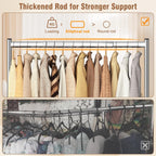 Heavy Duty Rolling Clothes Rail