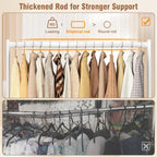Heavy Duty Rolling Clothes Rail