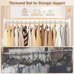 Heavy Duty Rolling Clothes Rail