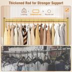 Heavy Duty Rolling Clothes Rail