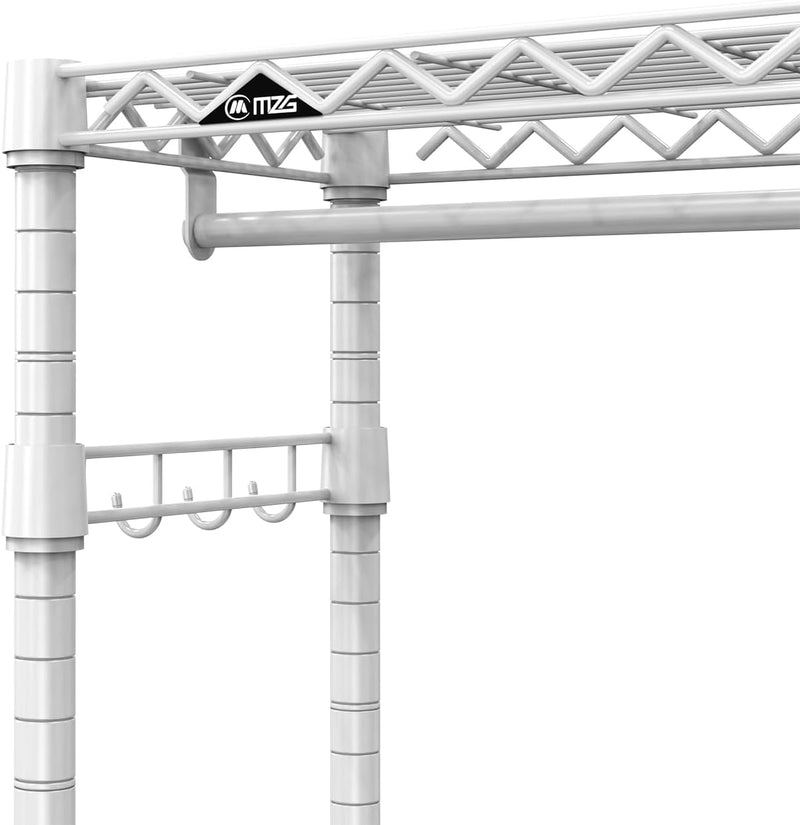 Heavy Duty Rolling Garment Rack 3 Tiers Adjustable
