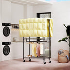 Heavy Duty Rolling Garment Rack 3 Tiers Adjustable