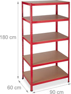 Heavy Duty Shelf Unit 5 Tiers Capacity Kg