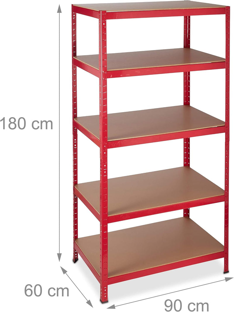 Heavy Duty Shelf Unit 5 Tiers Capacity Kg