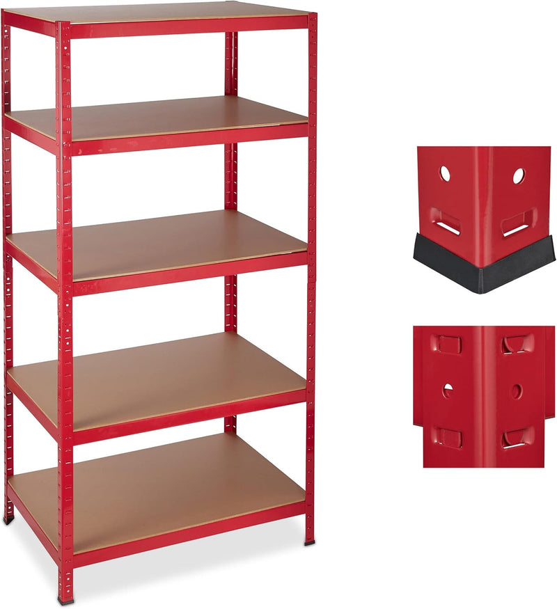 Heavy Duty Shelf Unit 5 Tiers Capacity Kg