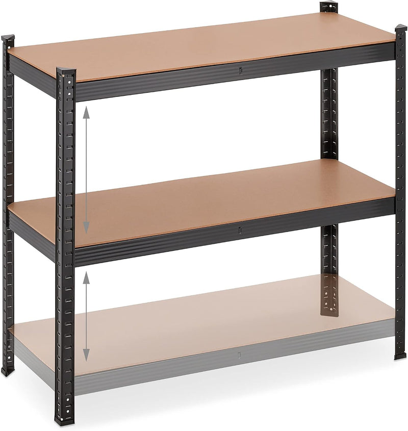 Heavy Duty Shelving 5 Shelves 180x100x41CM (Set of 2)