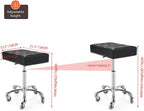Heavy Duty Stools with Bell Glides: Backless Height