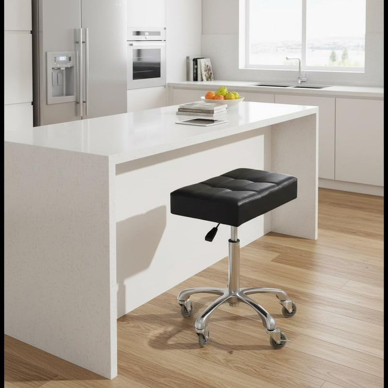 Heavy Duty Stools with Bell Glides: Backless Height