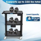 Heavy Duty Utility Cart 27.5 X 18.25 Inch