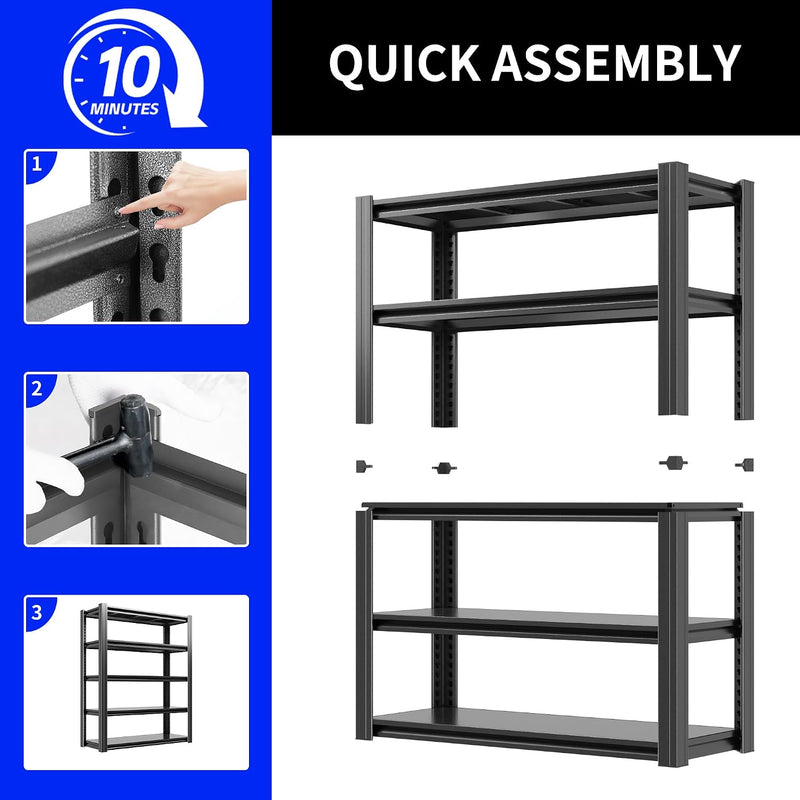 Heavy Load Storage Shelf Garage 5 Levels Adjustable