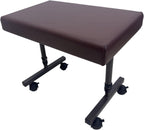 Height Adjustable Leg Rest Stool with Castors Feet