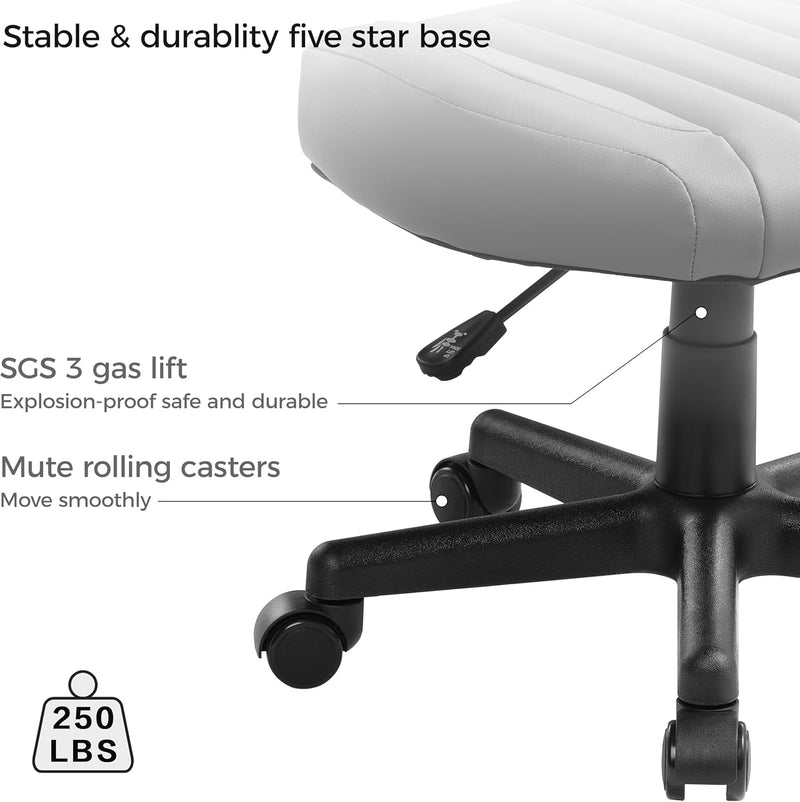Height Adjustable Under Desk Footrest Ultra Soft Padded