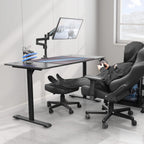 Height Adjustable Under Desk Footrest Ultra Soft Padded