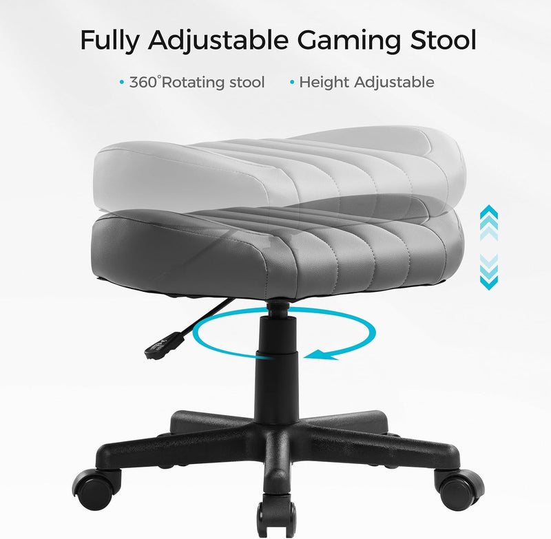 Height Adjustable Under Desk Footrest Ultra Soft Padded