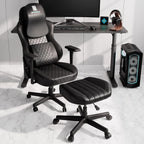 Height Adjustable Under Desk Footrest Ultra Soft Padded