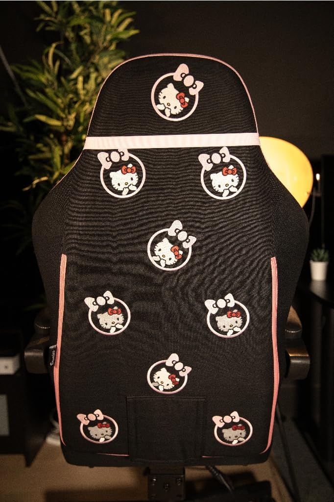 Hello Kitty Gaming Office Chair Seat Tilt Fabric