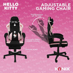 Hello Kitty Gaming Office Chair Seat Tilt Fabric