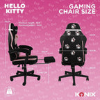Hello Kitty Gaming Office Chair Seat Tilt Fabric