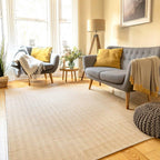 Herringbone Soft Natural Jute Long Rug
