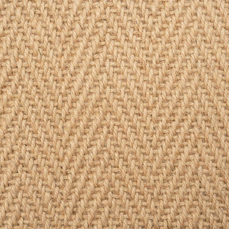Herringbone Soft Natural Jute Long Rug
