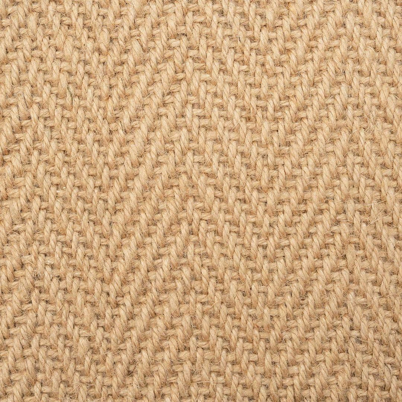 Herringbone Soft Natural Jute Long Rug