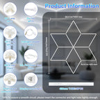 Hexagon LED Celing Lights Super Bright 8910lm Hex