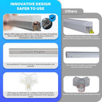 Hexagon LED Celing Lights Super Bright 8910lm Hex