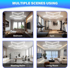 Hexagon LED Celing Lights Super Bright 8910lm Hex