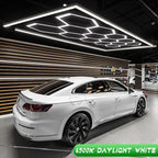 Hexagon LED Garage Ceiling Light 3 Hex 128W