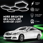 Hexagon LED Garage Ceiling Light 3 Hex 128W