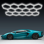 Hexagon LED Garage Lights Honeycomb Ceiling Light 456W