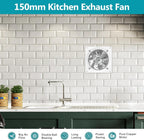 Hg Power 150MM Exhaust Fan 525m³ H Stainless