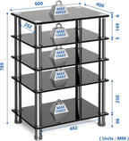 Hifi Racks and Stands Audio Rack Cabinet Av