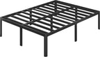 High Bed Frame 4ft6 with Rounded Corner Legs